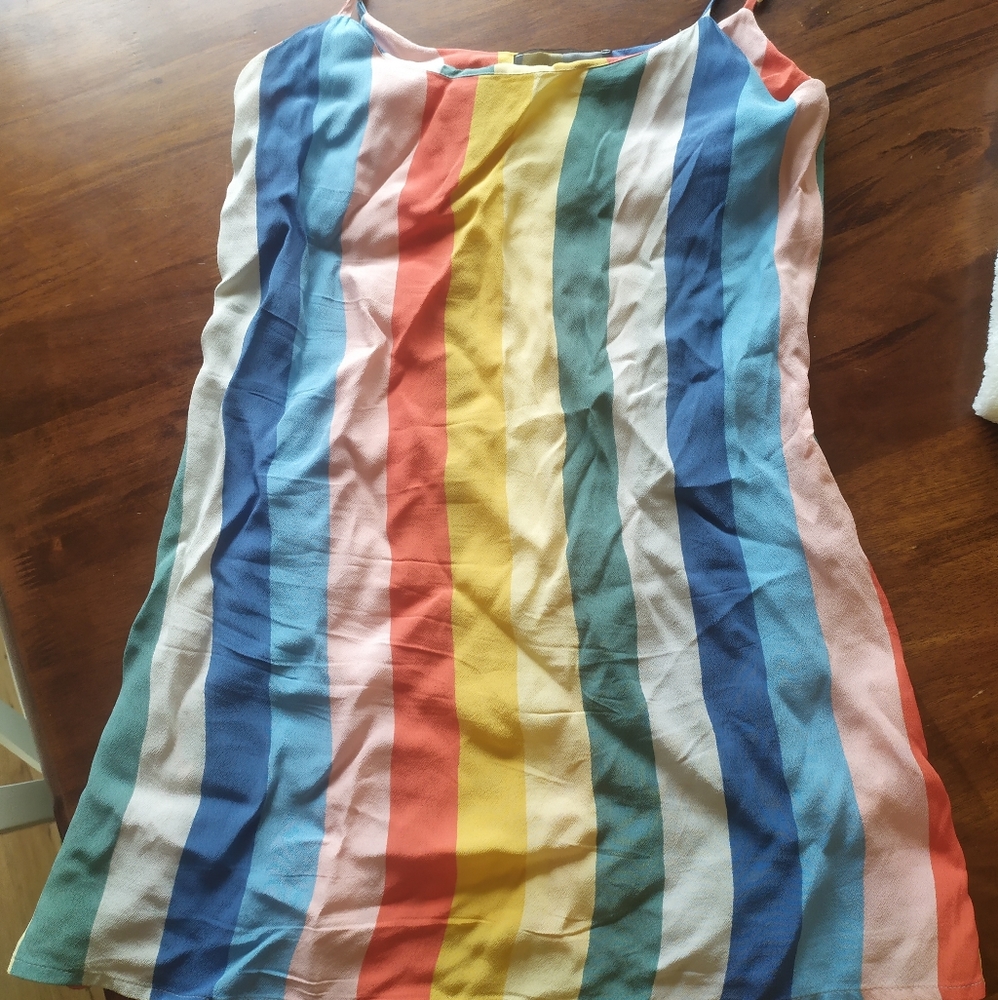 Reformation Striped Minidress